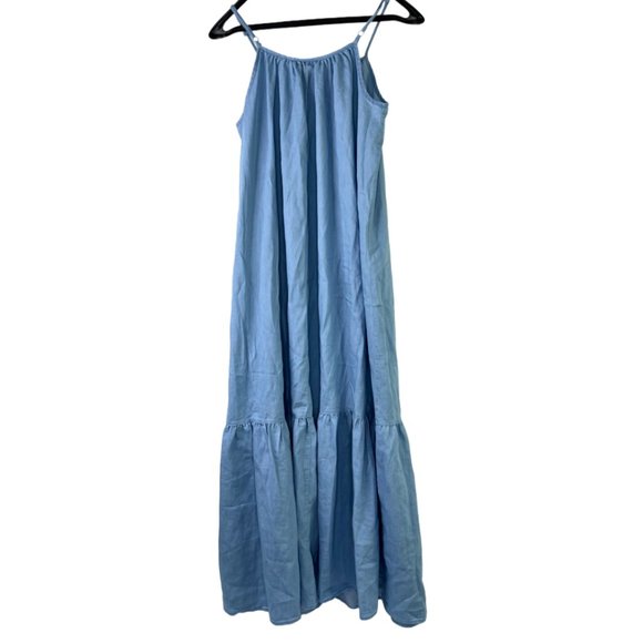 Ashley Stewart Blue Demin  Dress Size: 10 - Picture 3 of 3